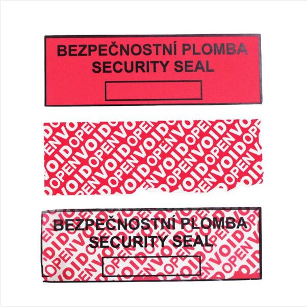 Warranty Void Tamper Proof Evident Labels Security Seal Stickers Numbered Pink