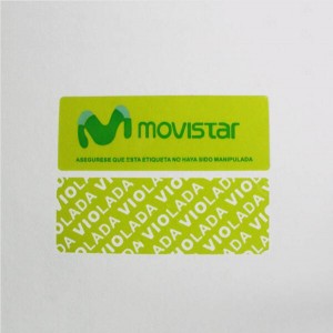 Custom Tamper Proof Void Label Sticker,Self Adhesive Security Tracing Tags With Logo Printing