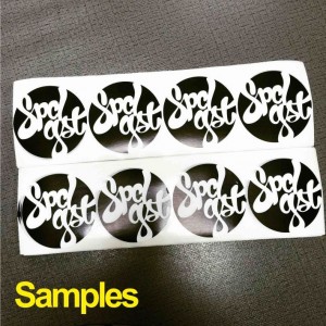 Black&White—Custom Eggshell Stickers
