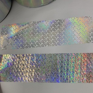 25 Micron Total Transfer Holographic Void Label Material