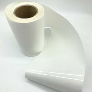 Tamper Evident Glossy White Non Transfer Void Label Material,36u Matte White No Residue Void Vinyl Roll For Security Sticker Printing