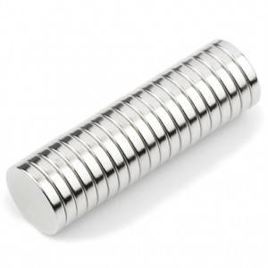 Small size 14x2mm disc neodymium magnet for paper box
