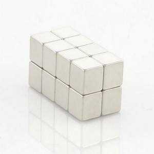 Hot sale cube 10mm neodymium block magnet