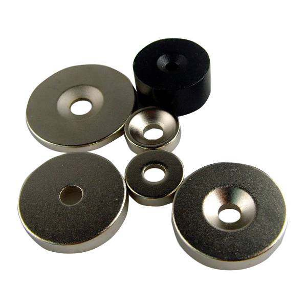 China wholesale N52 Neodymium Magnet - Rare earth countersunk ring magnets for screws – Jammymag