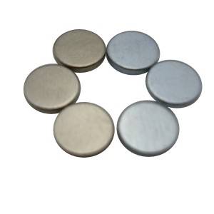 Rare earth disc shaped neodymium magnet