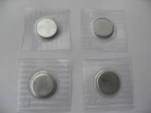 High quality pvc cover coin shape case magnet button for clothes
