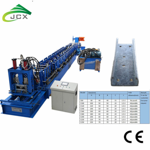 C lip channel roll forming machine
