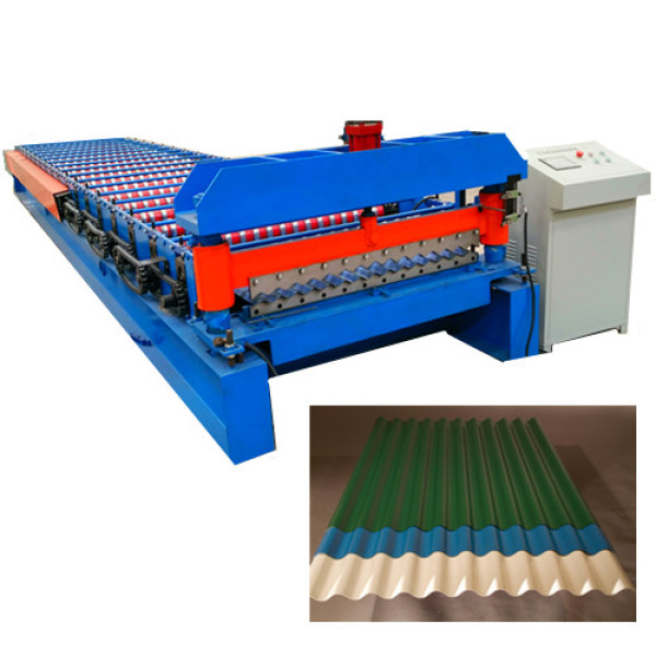 Corrugated roof roll forming machine