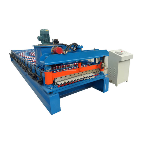 1064 Profile Corrugated Sheet Roll Forming Machine