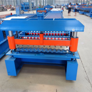 Big Wave Corrugated Sheet Roll Forming Machine For Steel Warehouse