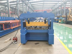 GALVANIZED STEEL DECK PANEL FLOOR TILESHEET METAL FORMING MACHINE