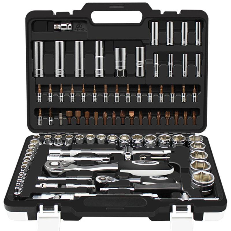 150pc Ratchet Spanner Set Auto Repair Auto Insurance Vehicle Toolbox Factory Direct 150-Piece Sleeve Set Featured Image