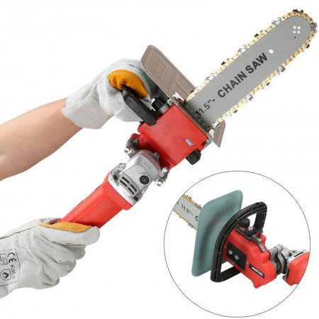 220V 860W Cutting, grinding and polishing integral electric chain saw, electric chain saw for lumbering, household electric chai