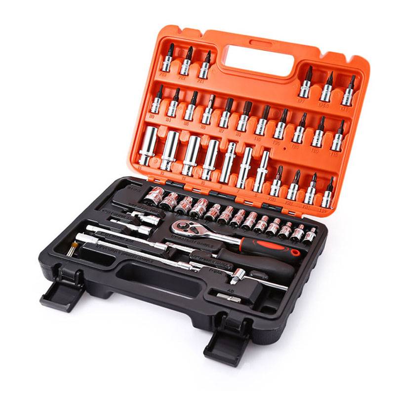 Wholesale Discount Hydraulic Sheet Metal Brakes -
 53 Piece Socket Wrench Set Combination Tool Set Practical Auto Repair Durable Practical Hardware Tools – JINDONGCHENG