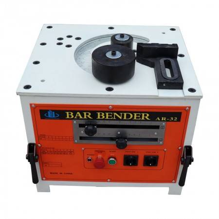 RB-25 portable electric steel bending machine precision positioning double angle double switch precision bending machine