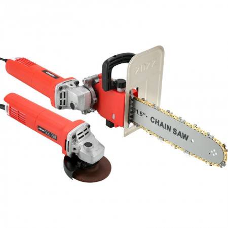11.5inch Electric Chainsaw Bracket Adjustable Universal M10/M14/M16 Chain Saw Part Angle Grinder Into Chain Saw