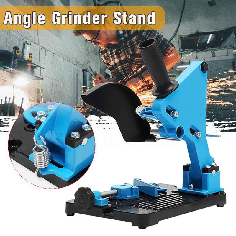 For 100-125 Cutter Angle Grinder Wood Power Tool Accessory Angle Grinder Stand Iron Base Angle Grinder Bracket Holder Support Featured Image