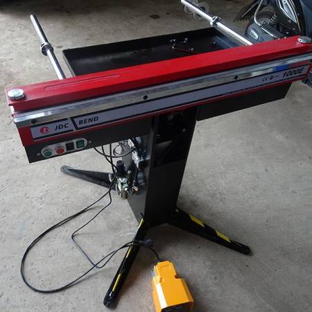EB1000 with 4 sets clamping bars magnetic bending and folding machine