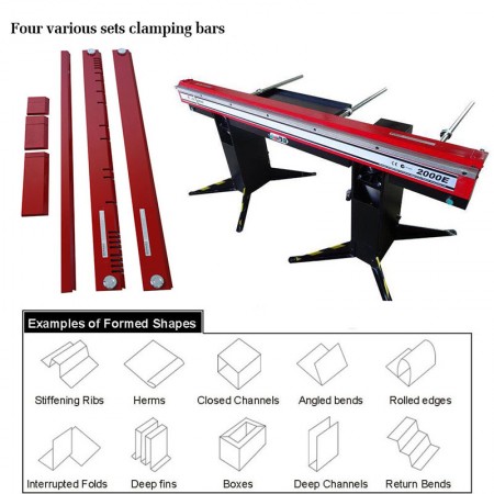 Beam Includes Finger Box & Pan Tooling On Automated Rotating Wing Bending Beam Sheet Metal Folder