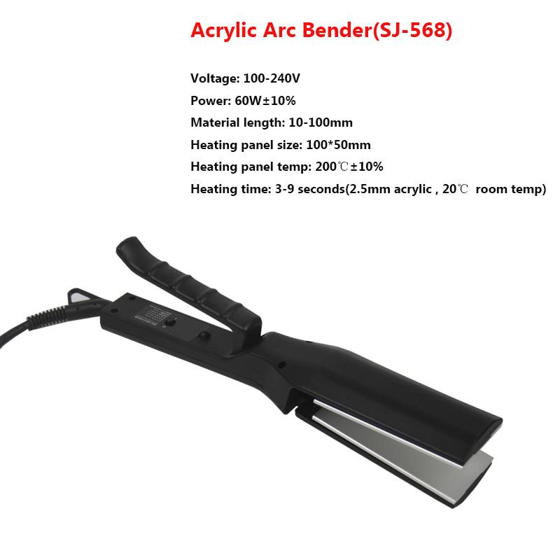 2Pcs Acrylic Angle Bender Acrylic Arc Angle Shape Bender Tool Luminous Letter Heater Manual Bending Machine for Channel Making Kit 100V-240V 
