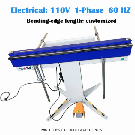 Pneumatic electromagnetic sheet metal bending machines Magnabend 1250E