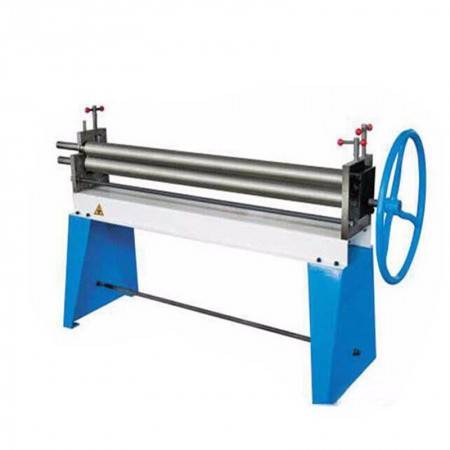 Manual iron plate 3 rollers, slip rolling bending machine, roll plate machine
