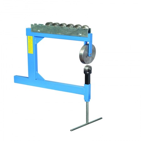 750mm throat depth wheeling machine for 1.2mm sheet metal flanging and wire edging