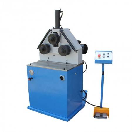 Vertical Hydraulic Profile Sheet Aluminum Steel Plate round bending machine HRBM65 with Foot Pedal Price From China factory