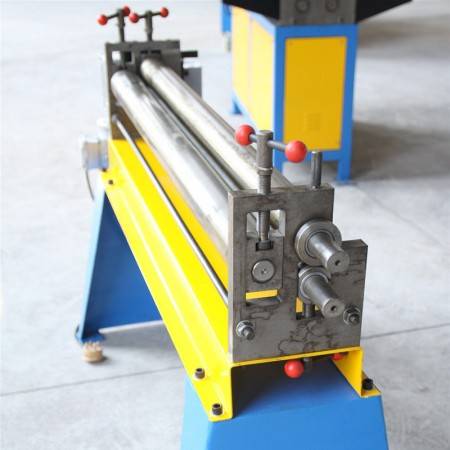 1.2*1530 metal sheet rolling bending machine, three rollers carbon steel rolling machine, steel plate processing machine