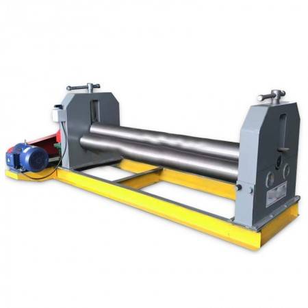 Small electric machinery positive three roll stainless steel sheet galvanizing plate rolling machine rolling round barrel