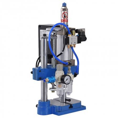 110V / 220V Column manual pneumatic press Pneumatic punching machine small adjustable force 200KG pneumatic punch