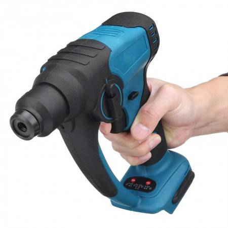 18V Rechargeable Brushless Cordless Rotary Hammer Drill Electric Demolition Hammer Power Impact Drill Adapted To Makita Battery
