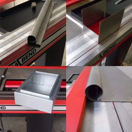 New Manual bending machine 1.6mm aluminum plate sheet hand folding machinery