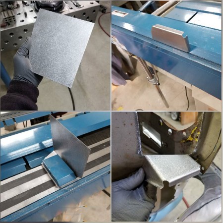 best price 1.5mm steel sheet manual folding machine for sale