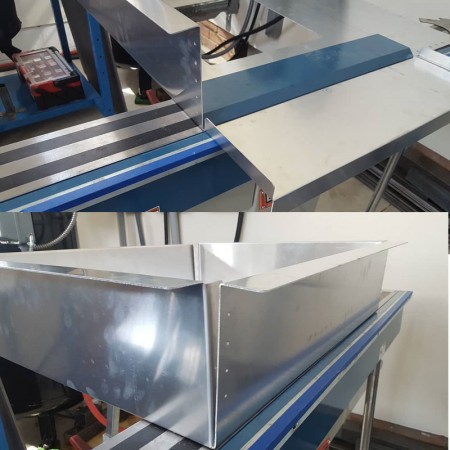 Pneumatic Electromagnetic magnetic sheet metal bending machine pneumatic folding machine