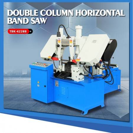 Horizontal Band Saw TBK-4228B Semi Automatic Band Sawing Machine
