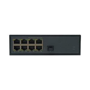 8 10/100/1000TX + 1 1000X SFP Slot | Fiber Ethernet Switch JHA-GS18