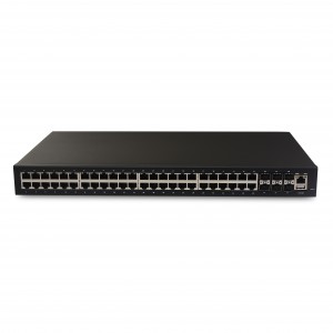 6*1G/10G SFP+ Slot+48*10/100/1000M Ethernet Port | Managed Fiber Ethernet Switch JHA-SMW0648