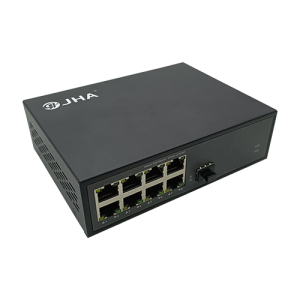 8 10/100/1000TX + 1 1000X SFP Slot | Fiber Ethernet Switch JHA-GS18