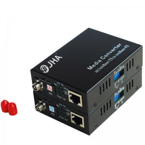 10 / 100TX - 100FX คู่ไฟเบอร์ |  USB ไฟเบอร์ Media Converter JHA-F11U