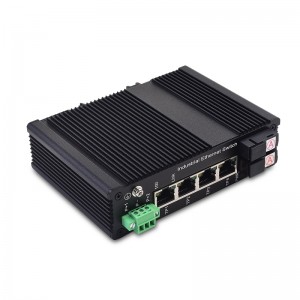4 10/100TX PoE/PoE+ And 1 100FX | Unmanaged Industrial PoE Switch JHA-IF24HP