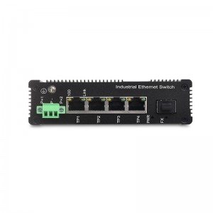 4 10/100TX and 1 100X SFP Slot | Unmanaged Industrial Ethernet Switch JHA-IFS14H