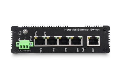 5 10/100/1000TX |  Неуправляван индустриален Ethernet комутатор JHA-IG05H