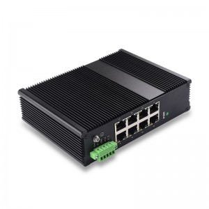8 10/100TX PoE/PoE+ | Unmanaged Industrial PoE Switch JHA-IF08HP