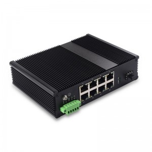 8 10/100/1000TX PoE/PoE+ and 1 1000X SFP Slot | Unmanaged Industrial PoE Switch JHA-IGS18HP