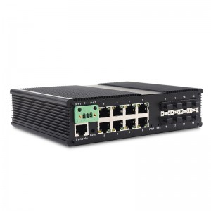 8 10/100/1000TX And 8 1000X SFP Slot | Managed Industrial Ethernet Switch JHA-MIGS808H