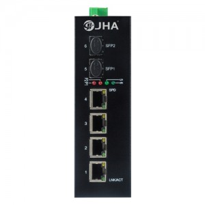 4 10/100/1000TX PoE/PoE+ and 2 1000X SFP Slot | Managed Industrial PoE Switch JHA-MIGS24P