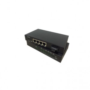 4 10/100/1000TX – 1 1000FX | Managed Fiber Ethernet Switch JHA-MG14