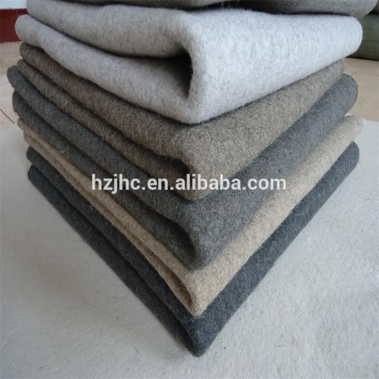 China non-woven thick needle punch polyester felt fabric with Oeko-Tex 100
