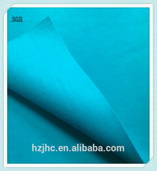 Custom viscose rayon needle punched eco-friendly nonwoven fabric